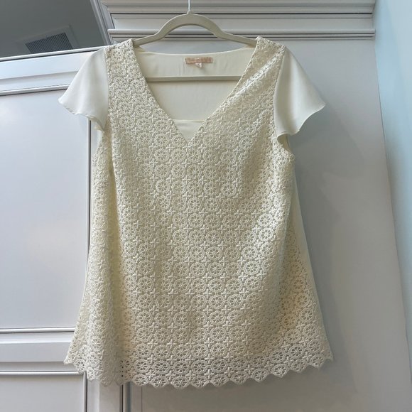 Skies Are Blue Tops - Skies Are Blue Lace Blouse